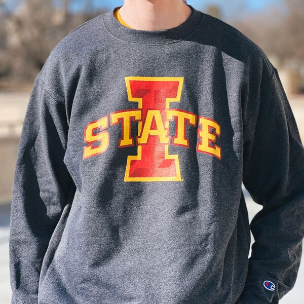 Champion® I-State Charcoal Crewneck Sweatshirt